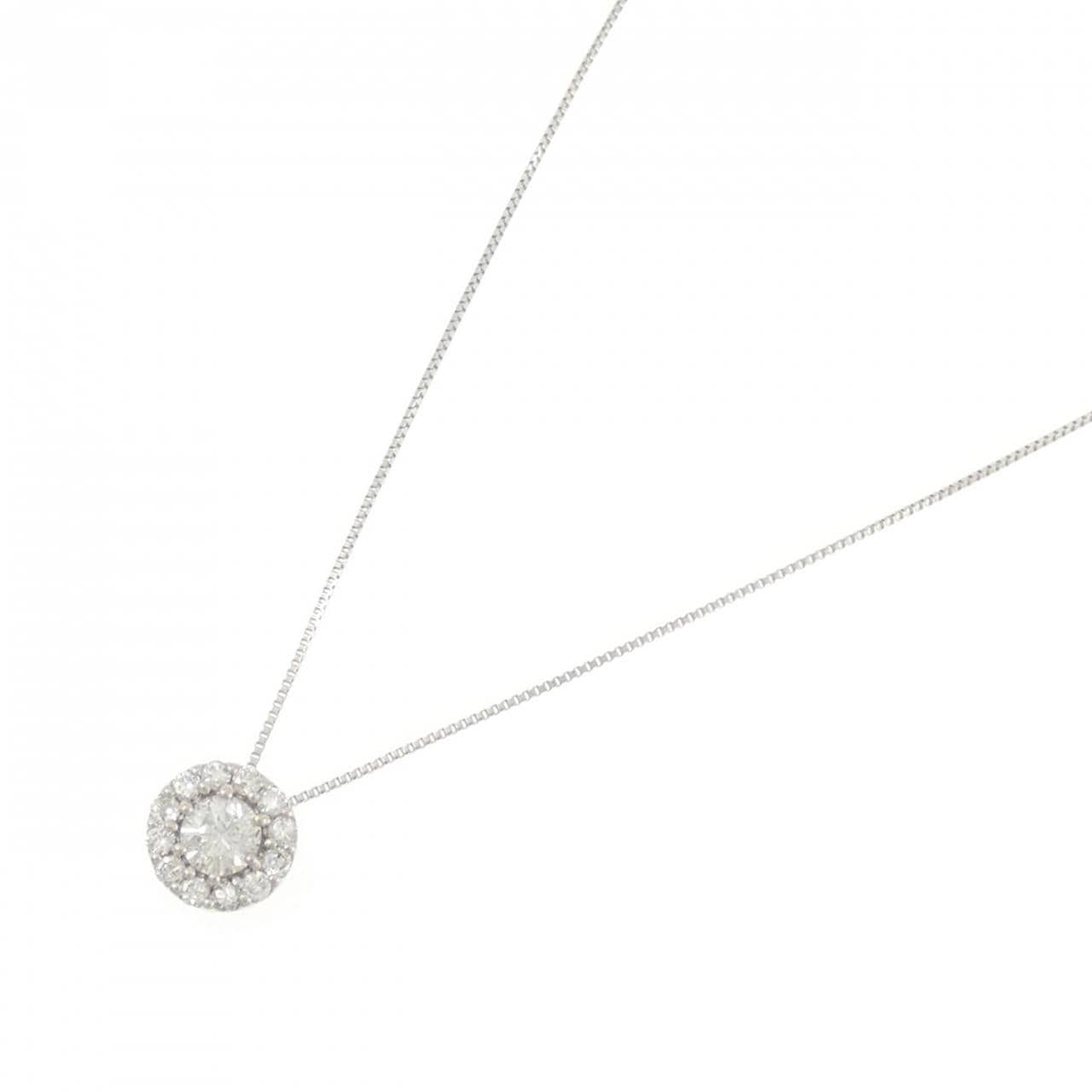 PT900/PT850 ダイヤモンド ネックレス 0.50CT