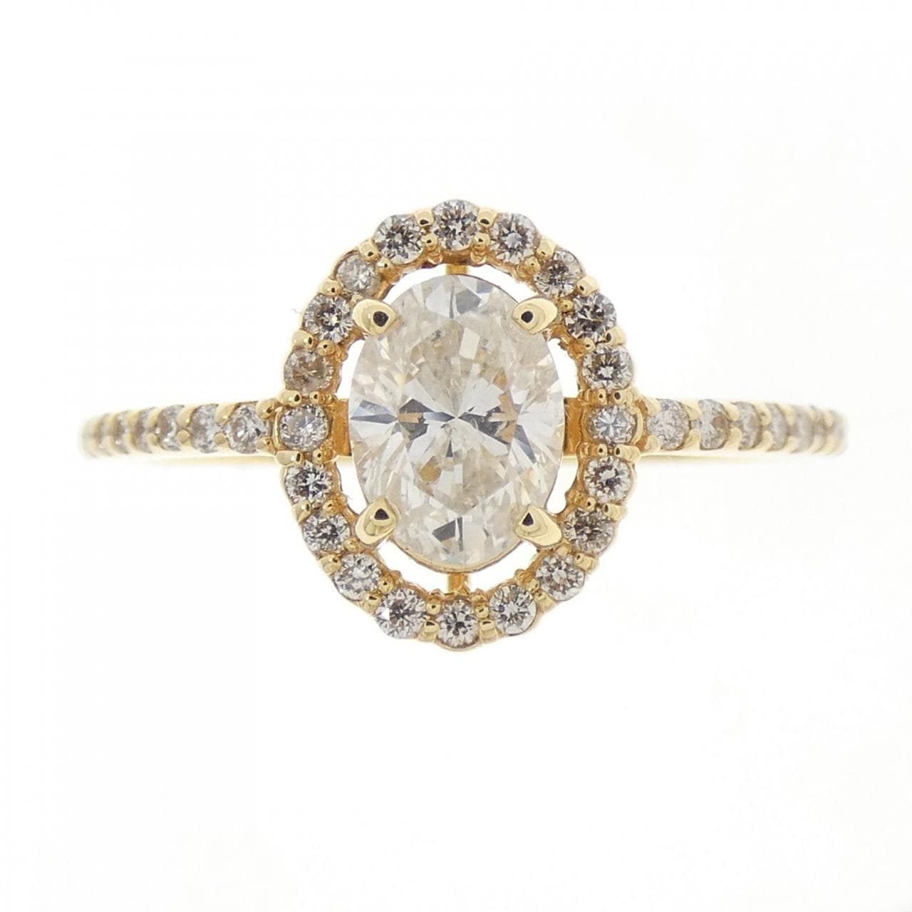 K18YG ダイヤモンド リング 0.59CT