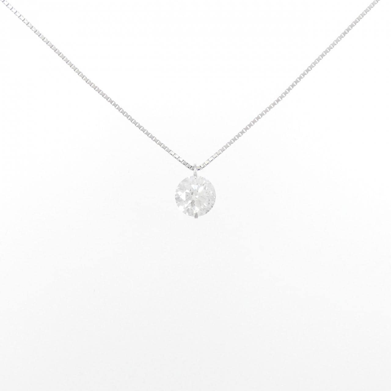 PT850 ソリティア ダイヤモンド ネックレス 0.57CT