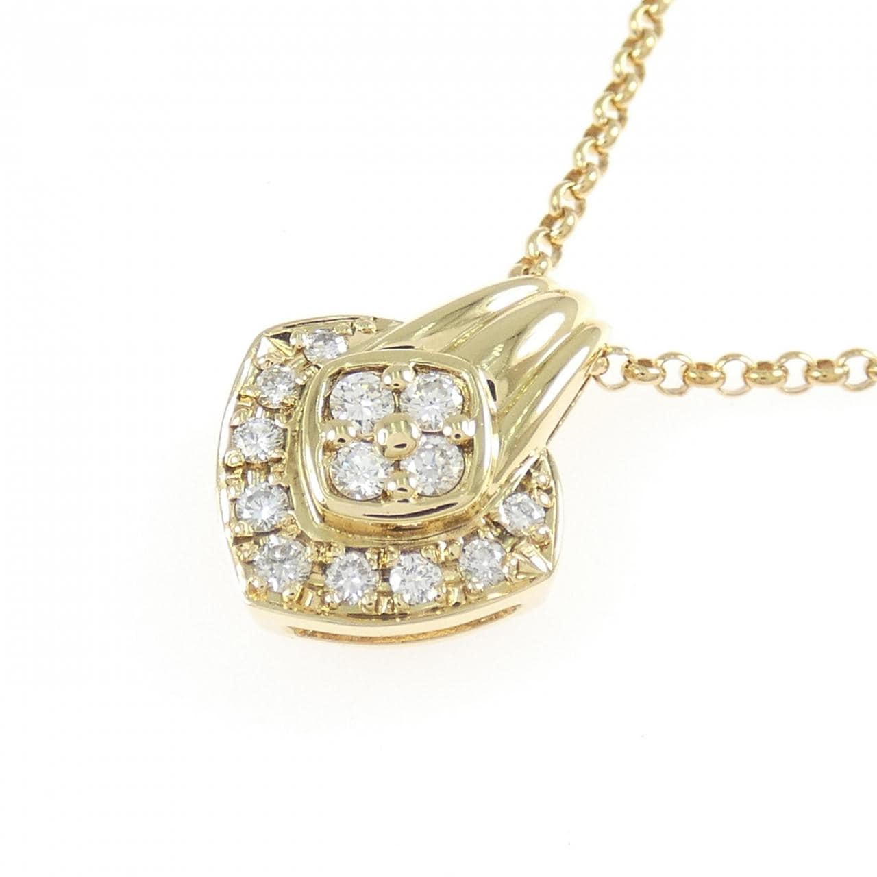 K18YG ダイヤモンド ネックレス 0.27CT