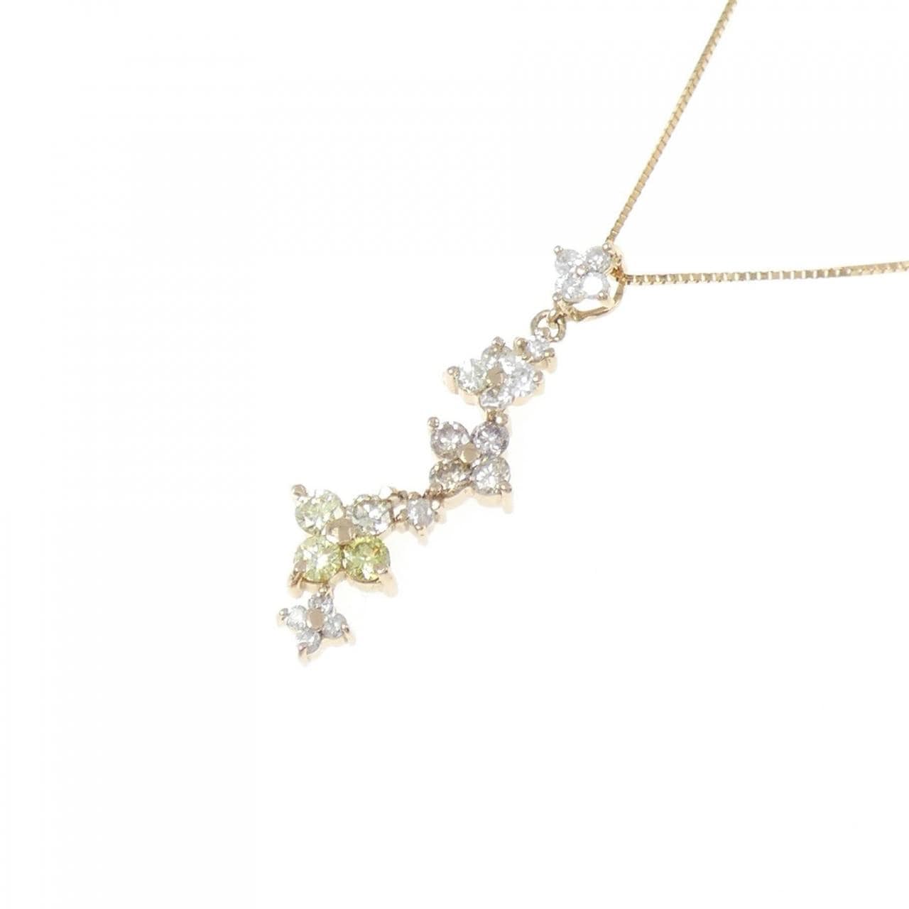 K18PG ダイヤモンド ネックレス 0.50CT