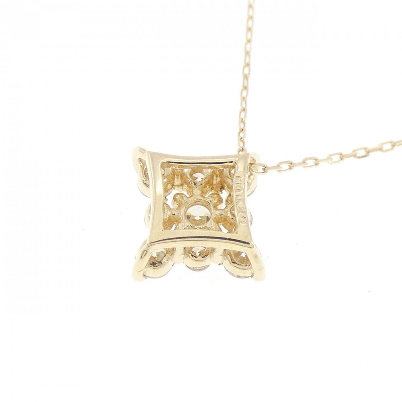 [BRAND NEW] K10YG Diamond Necklace 0.20CT