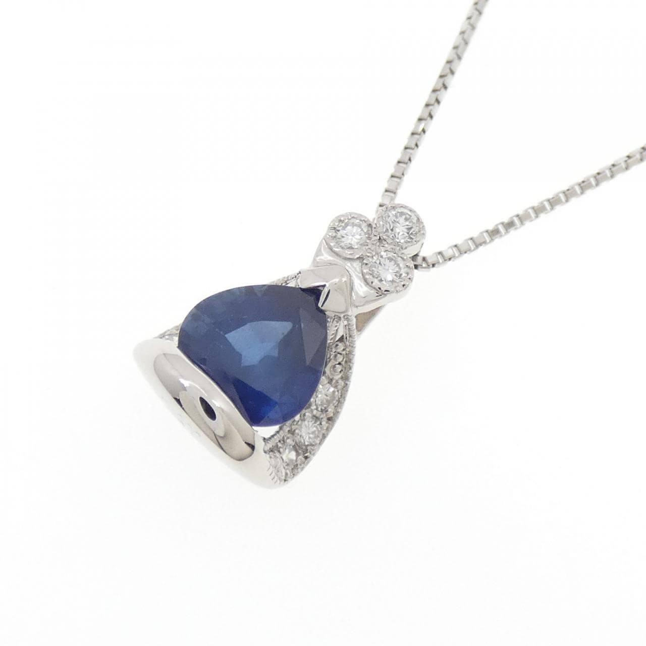 PT900/PT850 サファイヤ ネックレス 1.94CT