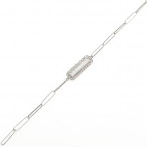 【新品】PT900 ダイヤモンド ブレスレット 0.40CT