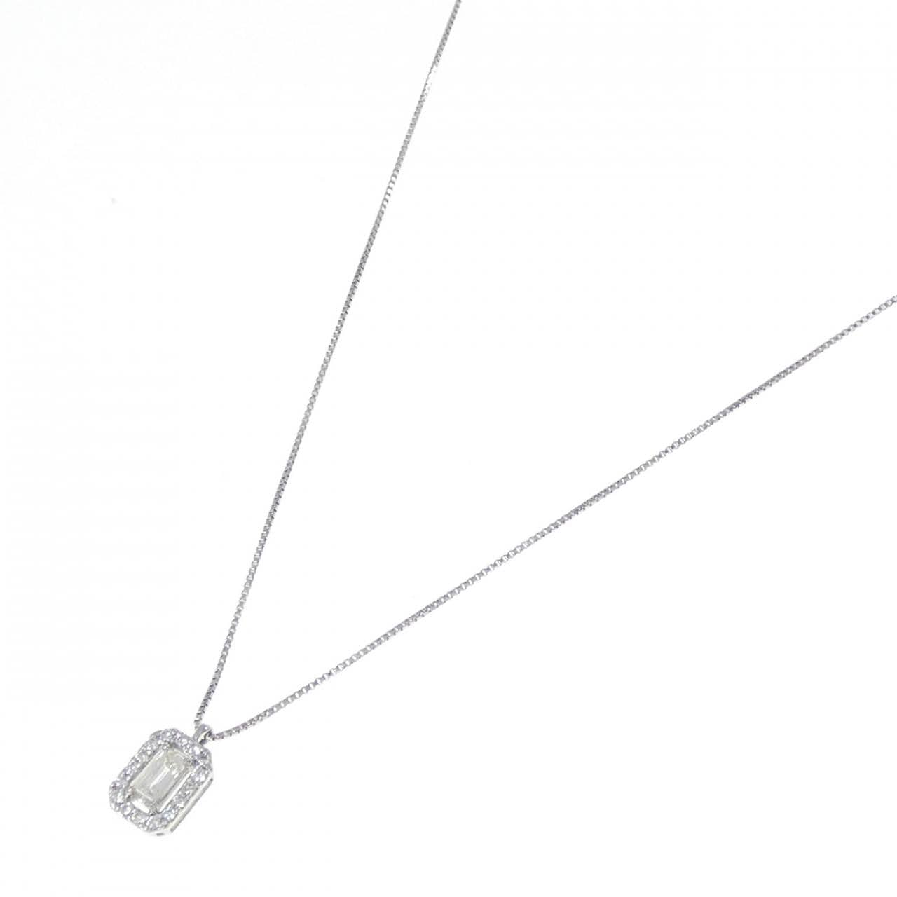 PT950/PT850 ダイヤモンド ネックレス 0.17CT