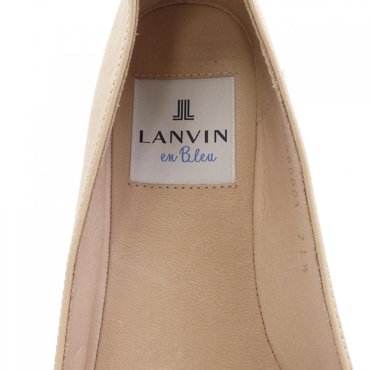 LANVIN en Bleu flat shoes