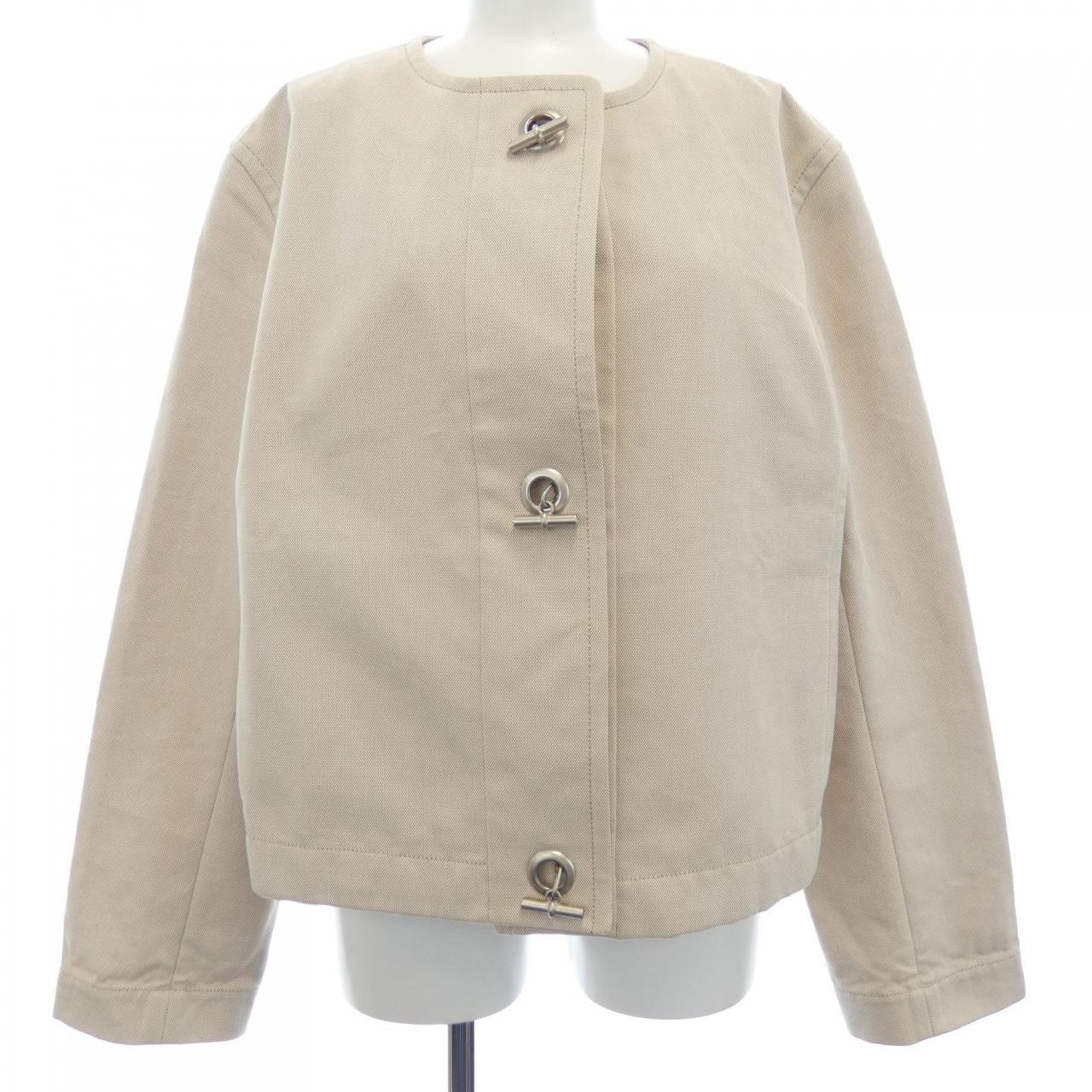 [vintage] HERMES Collarless Jacket