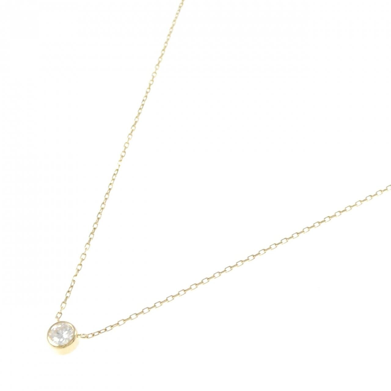 K18YG ダイヤモンド ネックレス 0.18CT
