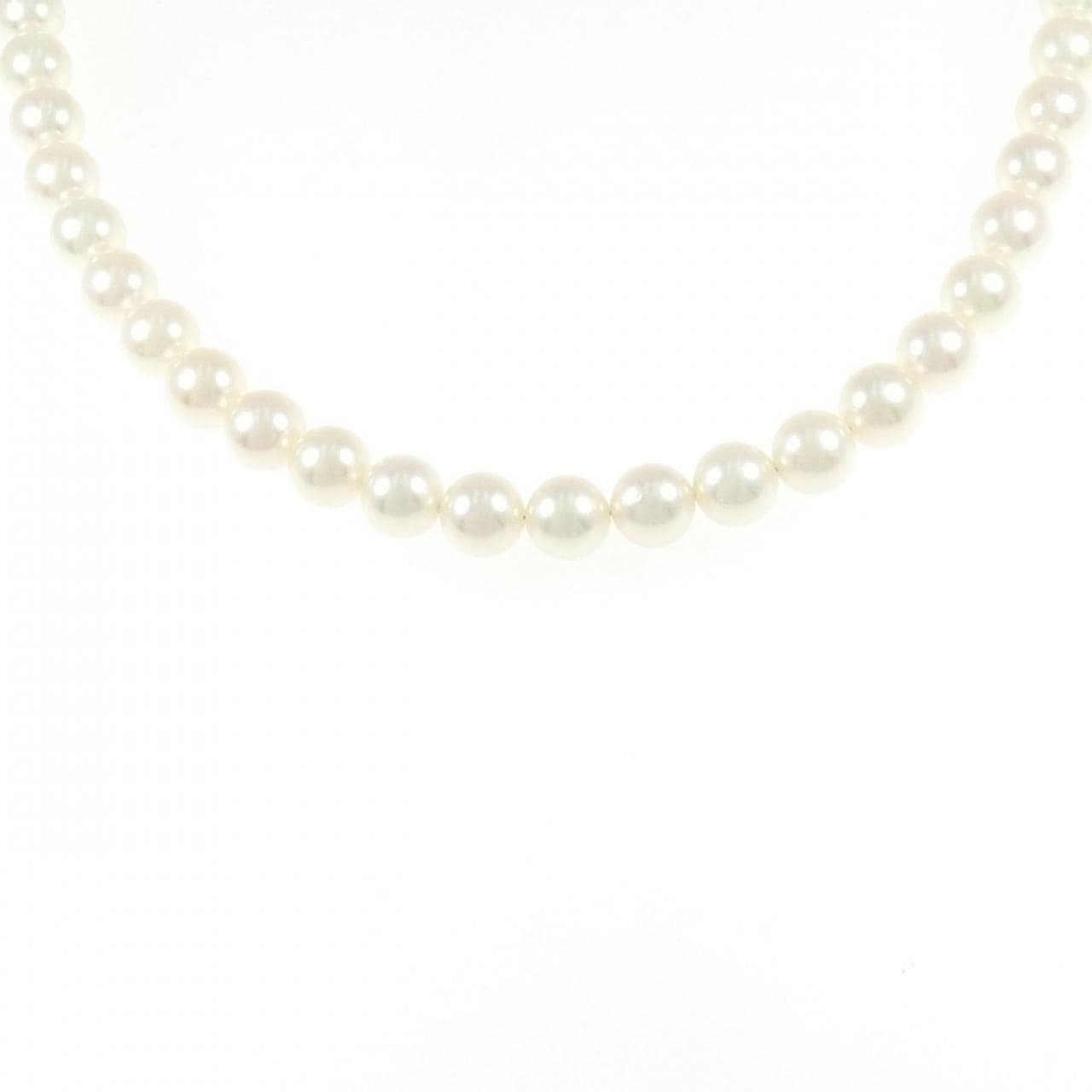 シルバークラスプ アコヤパール ネックレス 6.5-7mm