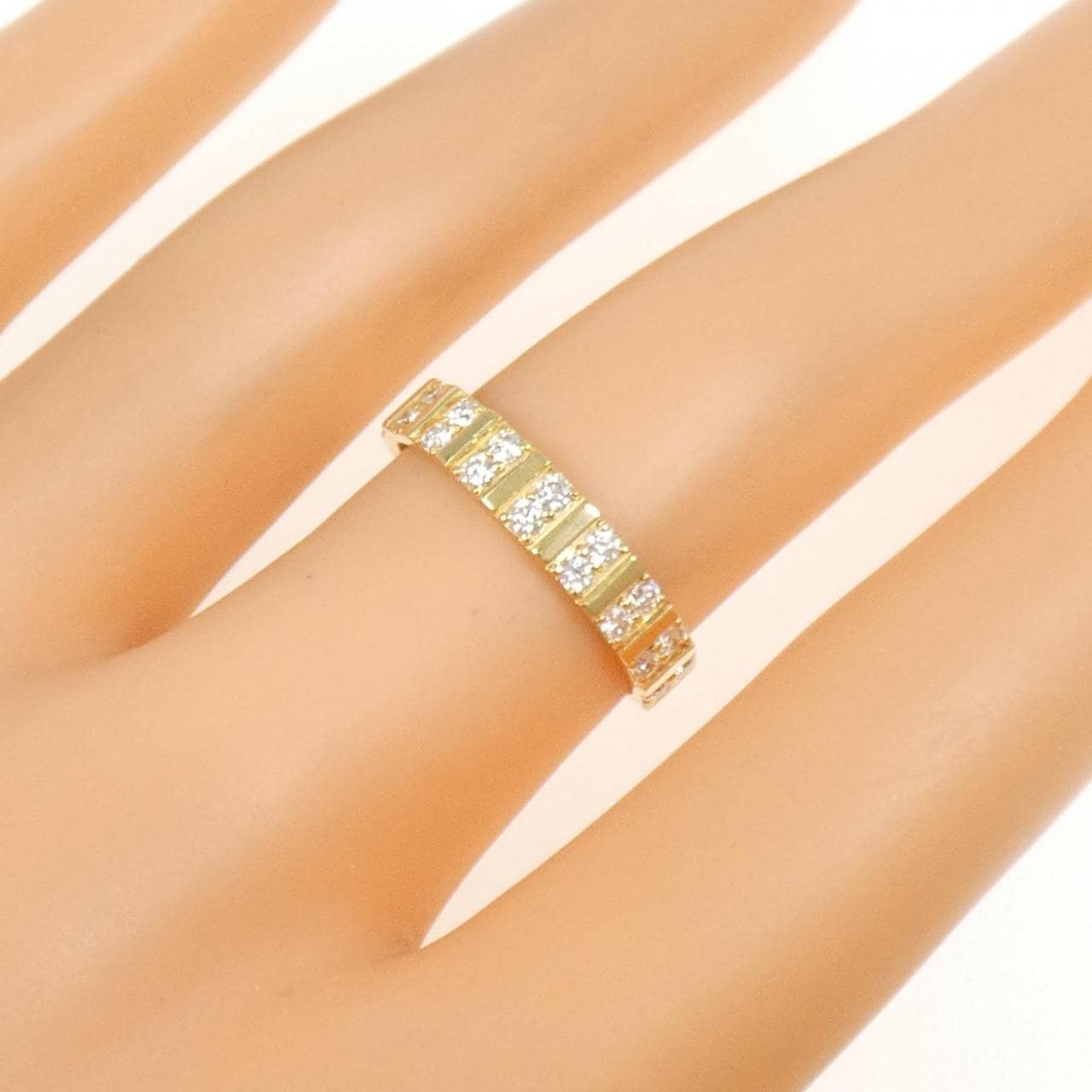 K18YG ダイヤモンド リング 0.32CT