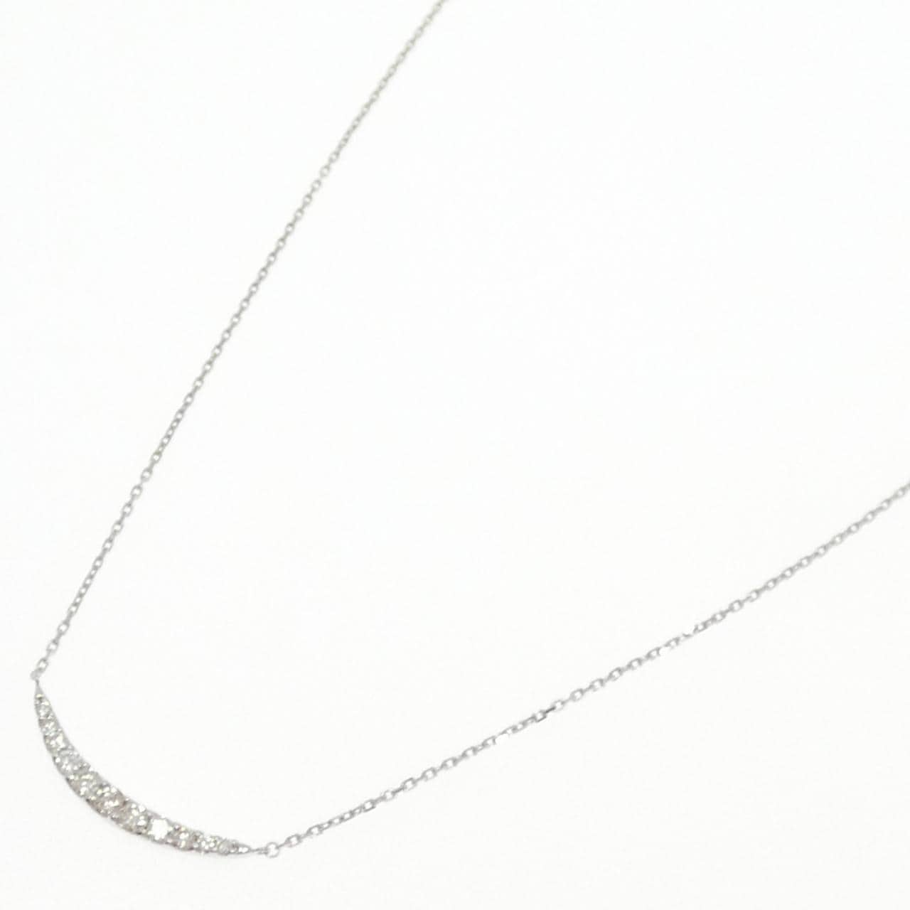 K18WG ダイヤモンド ネックレス 0.50CT