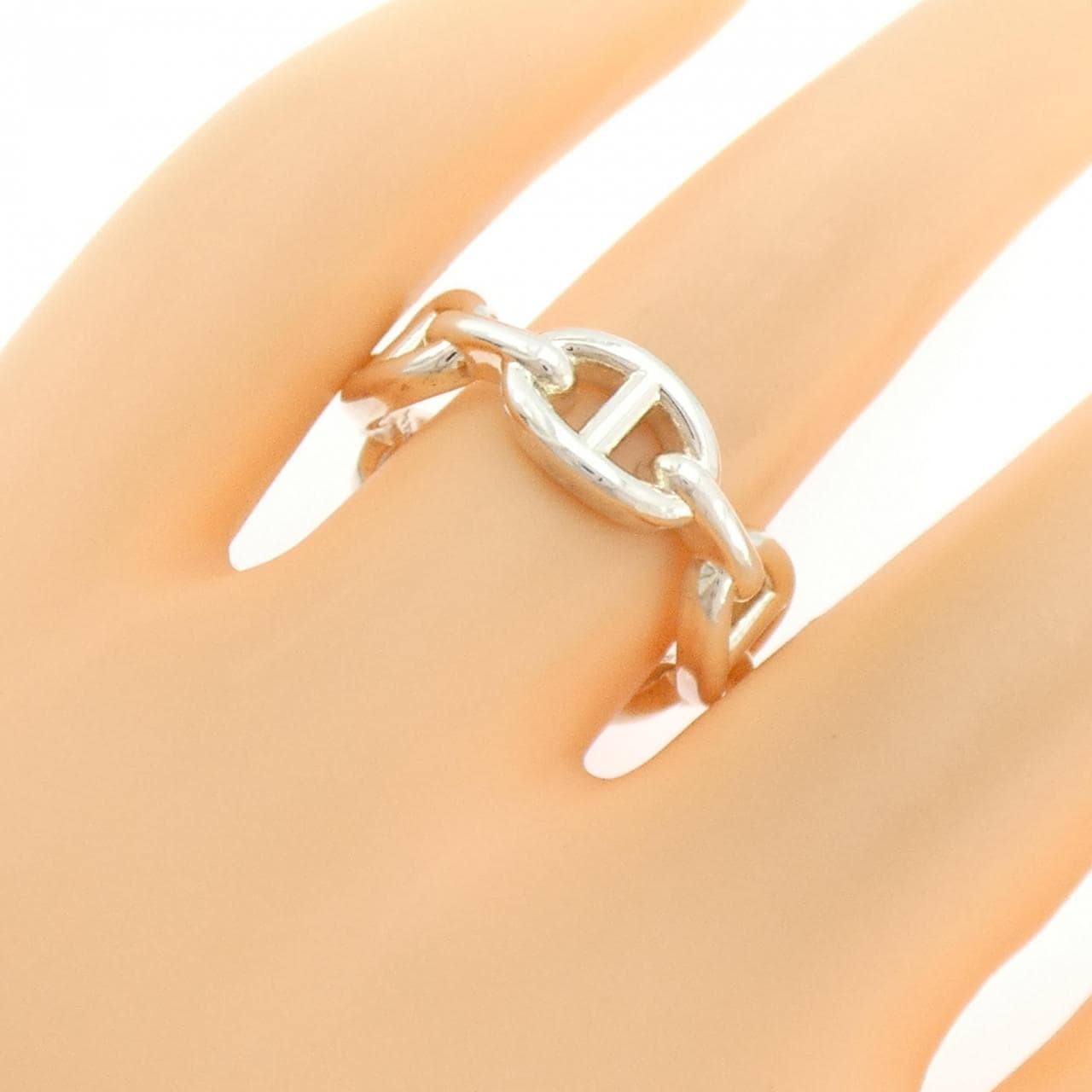 HERMES Chaine d'Ancre Enchene 戒指