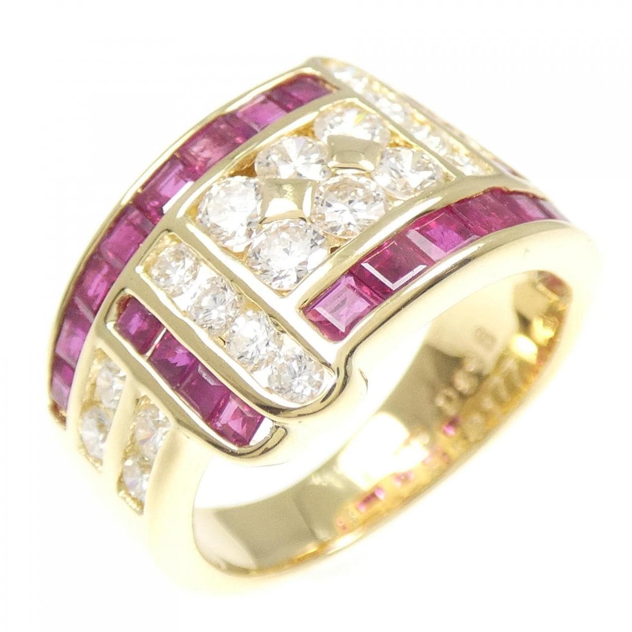 750YG ルビー リング 1.77CT