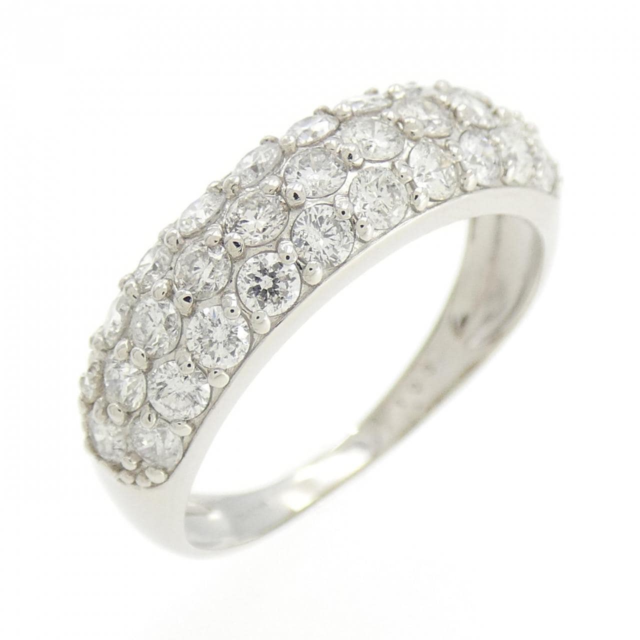 PT Pave Diamond Ring 1.00CT