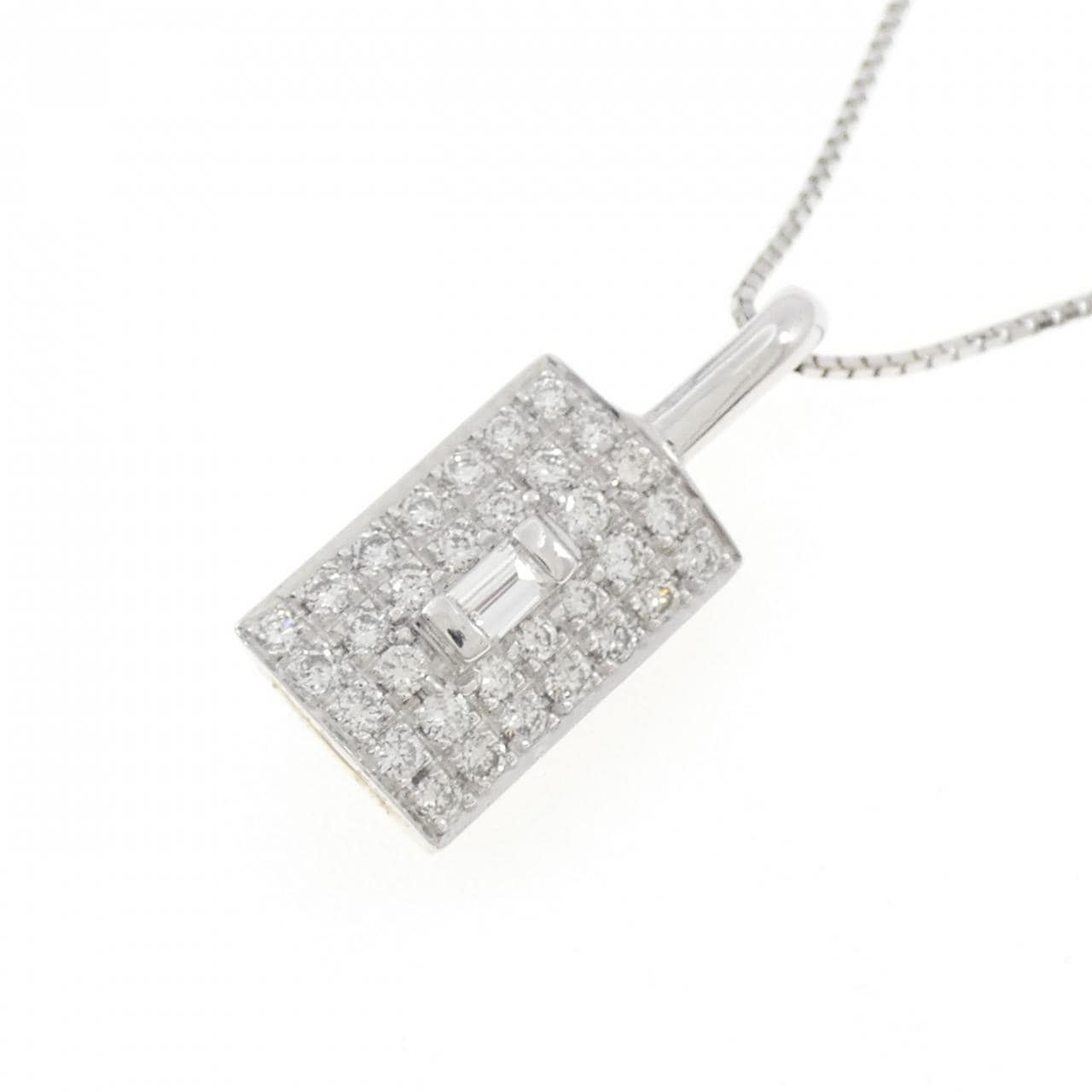 K18YG/K18WG紅寶石項鏈0.13CT