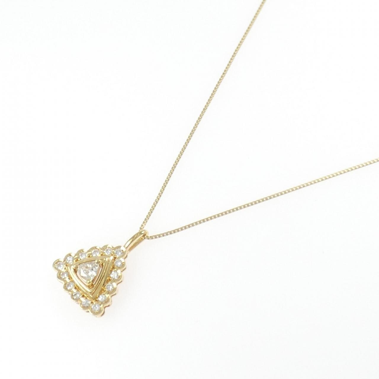 K18YG ダイヤモンド ネックレス 0.15CT