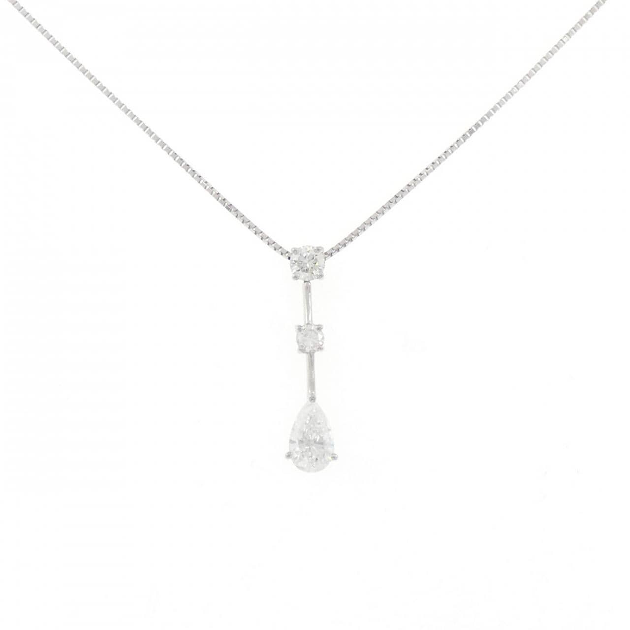 PT900/PT850 ダイヤモンド ネックレス 0.444CT