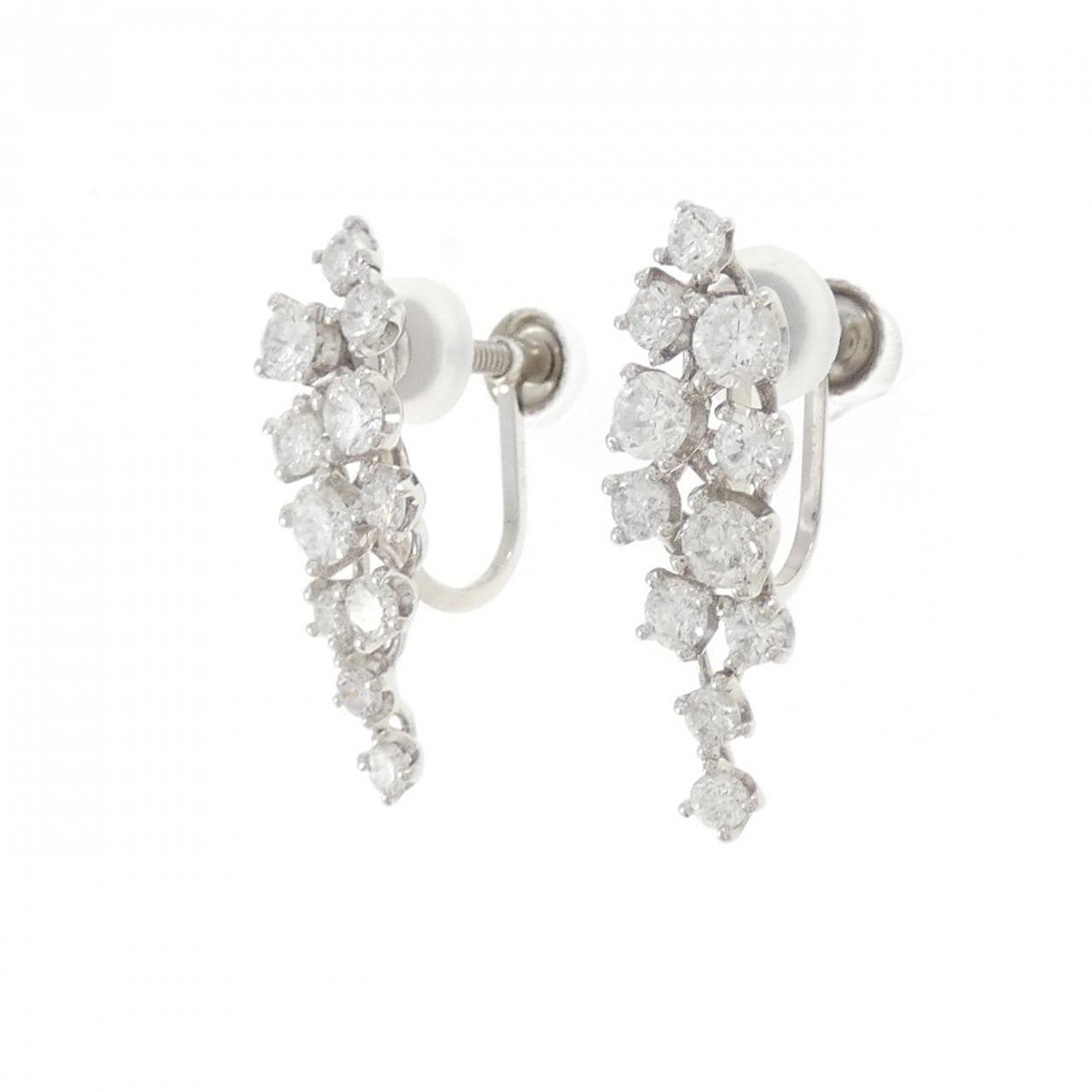 PT900 Diamond Earrings 1.00CT