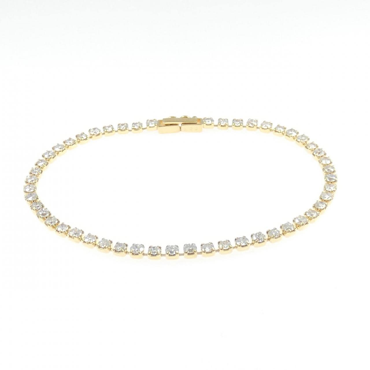 K18YG ダイヤモンド ブレスレット 3.00CT