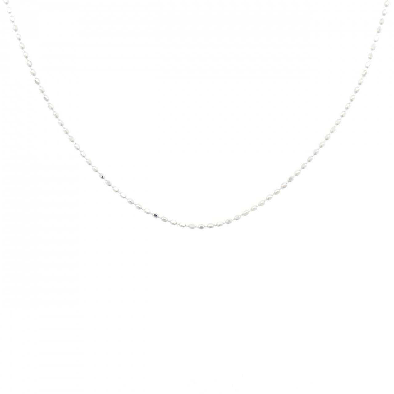 K18WG ネックレス