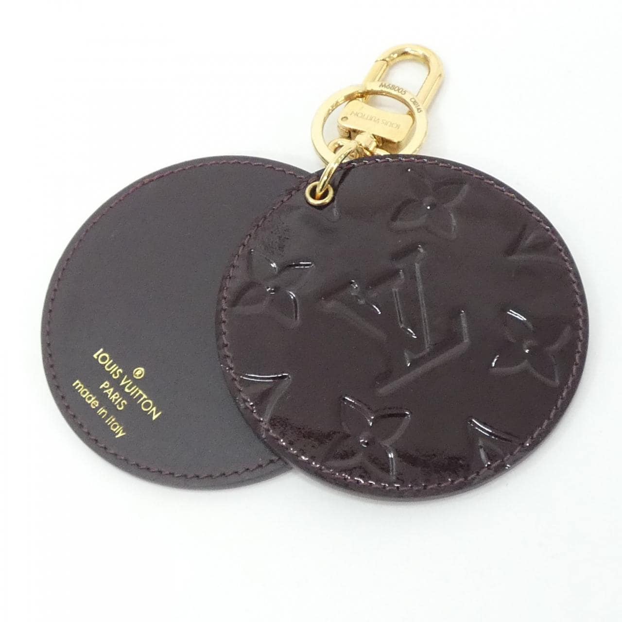 ルイヴィトン ヴェルニ バッグチャーム LVミラー M68005 キーリング