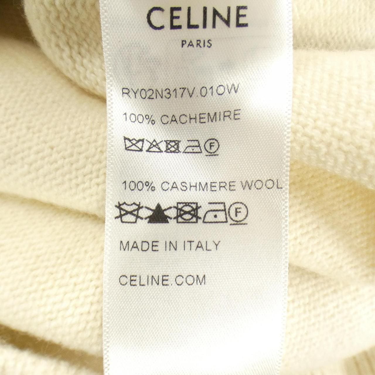 セリーヌ CELINE TRIOMPHE EMBROIDERY RY02N317V ニット