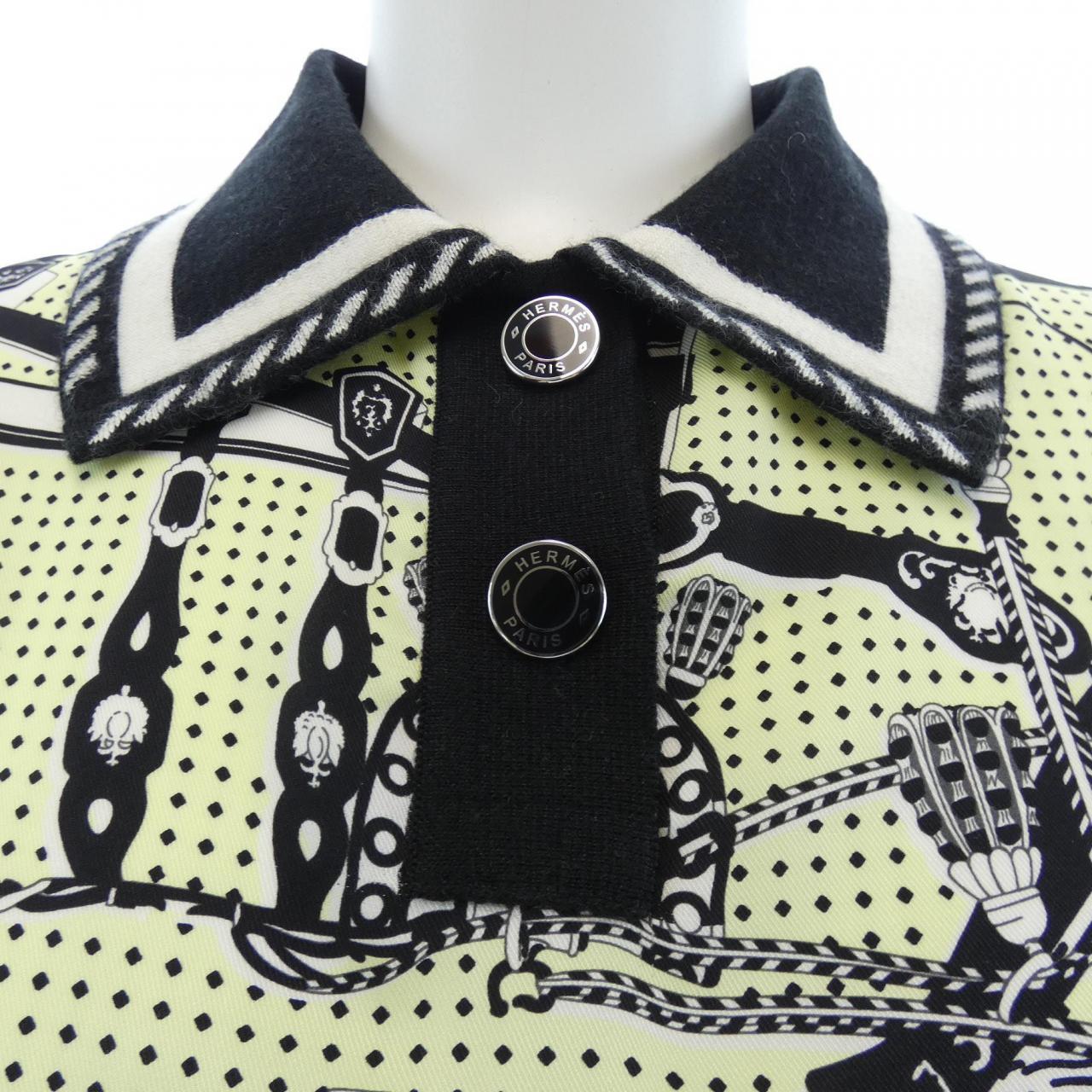 エルメス HERMES HARNAIS DE COUR BANDANA 2H2824DS ツイルレーヌ ポロシャツ