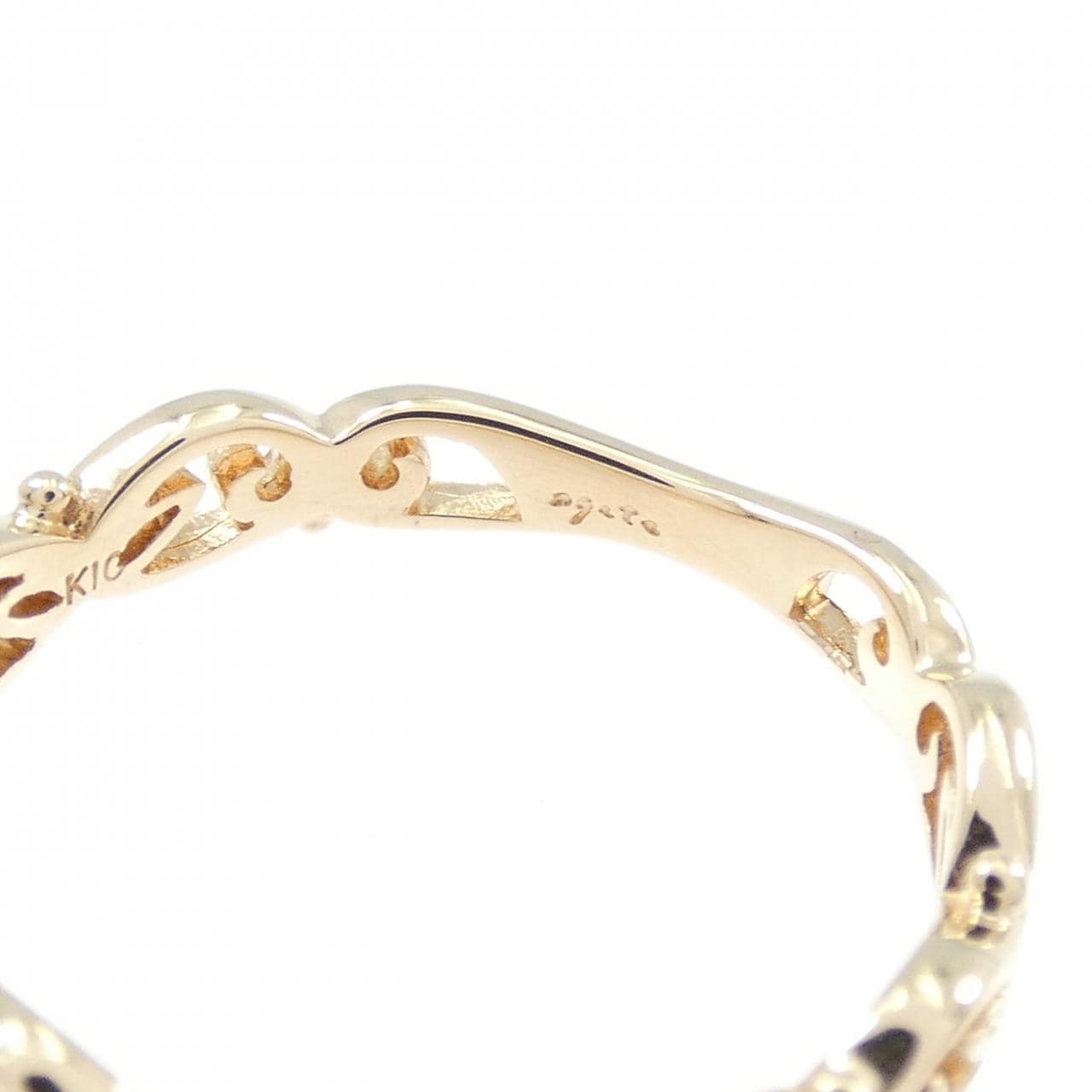 アガット ダイヤモンド リング 0.02CT