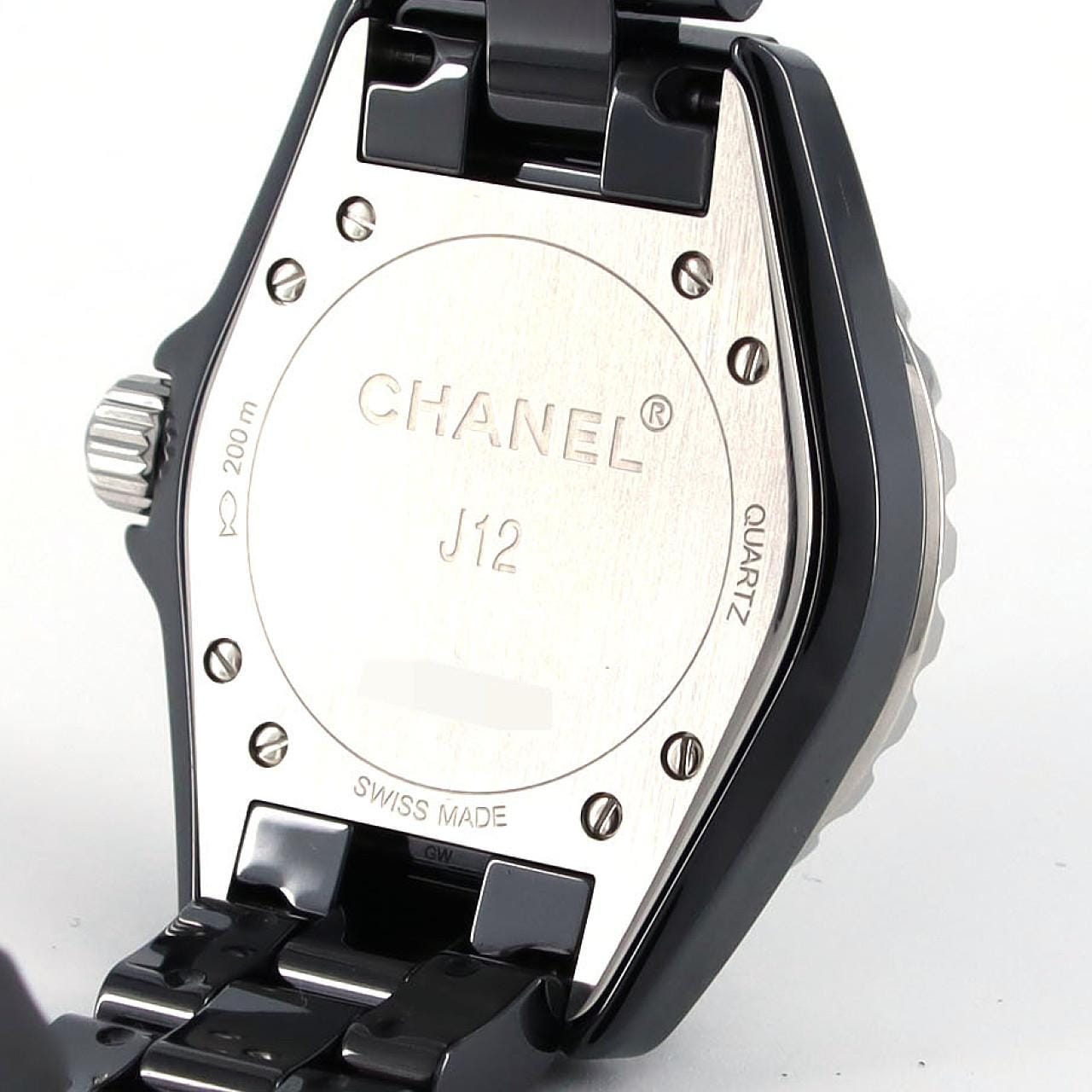 CHANEL J12 33mm 陶瓷・12P H1625 陶瓷石英