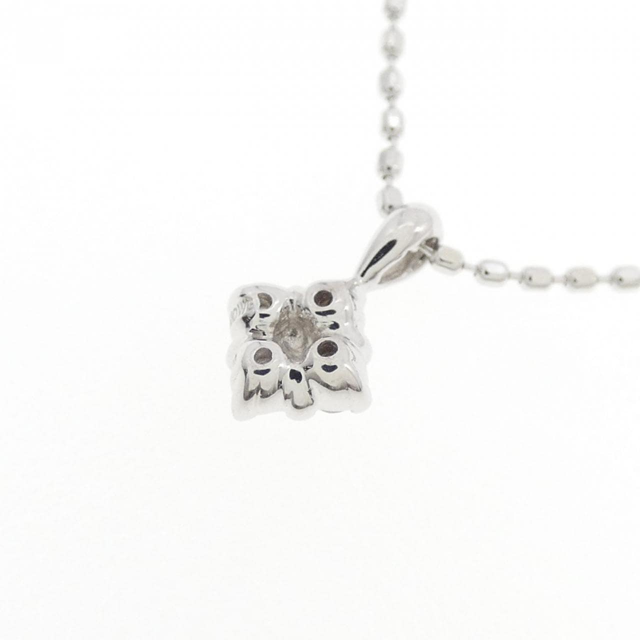 K10WG ダイヤモンド ネックレス 0.08CT