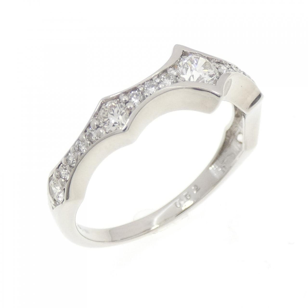 PT900 ダイヤモンド リング 0.52CT
