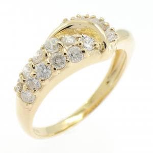 K18YG ダイヤモンド リング 0.81CT