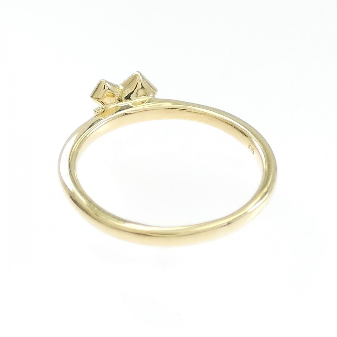 K18YG ダイヤモンド リング 0.06CT
