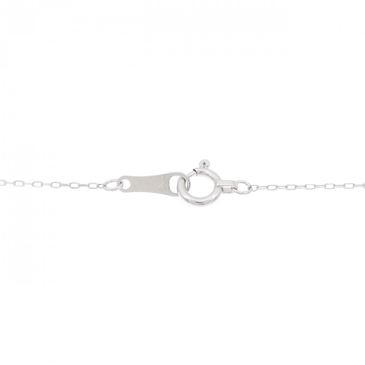 K18WG ダイヤモンド ネックレス 0.10CT