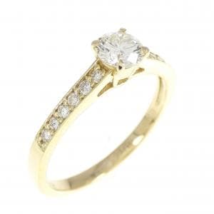 K18YG ダイヤモンド リング 0.368CT