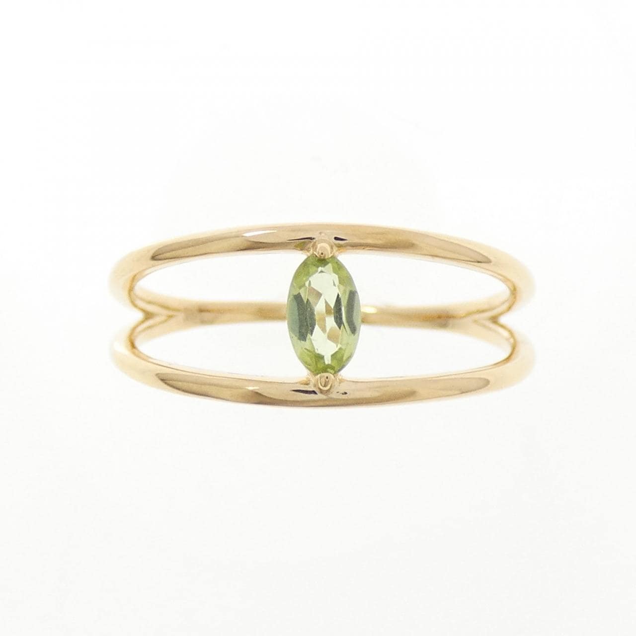 【新品】K18YG ペリドット リング