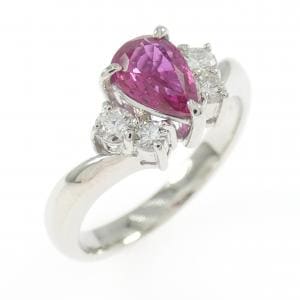 PT900 ルビー リング 0.706CT
