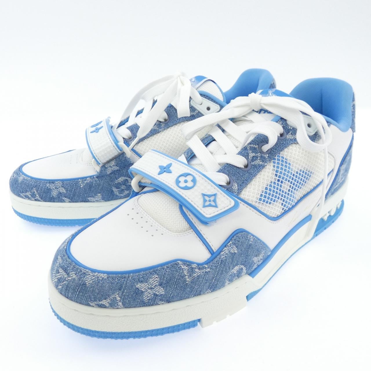 ルイヴィトン LOUIS VUITTON LVトレイナーライン モノグラムデニム スニーカー