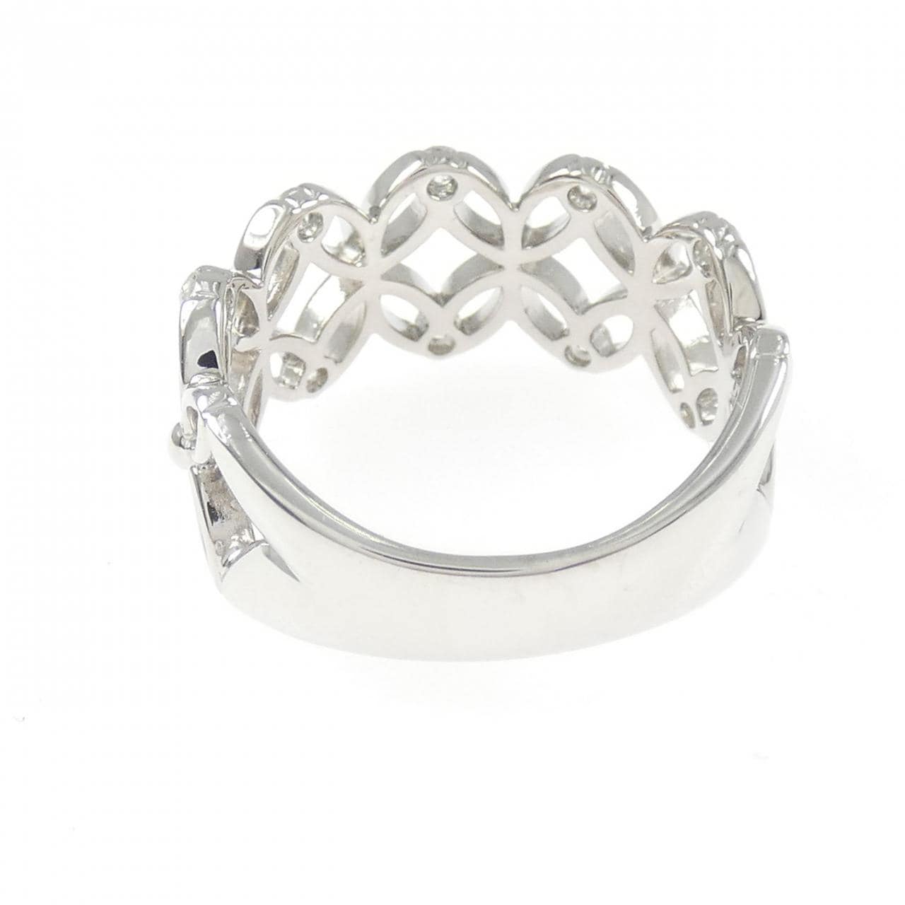 PT900 フラワー ダイヤモンド リング 0.30CT
