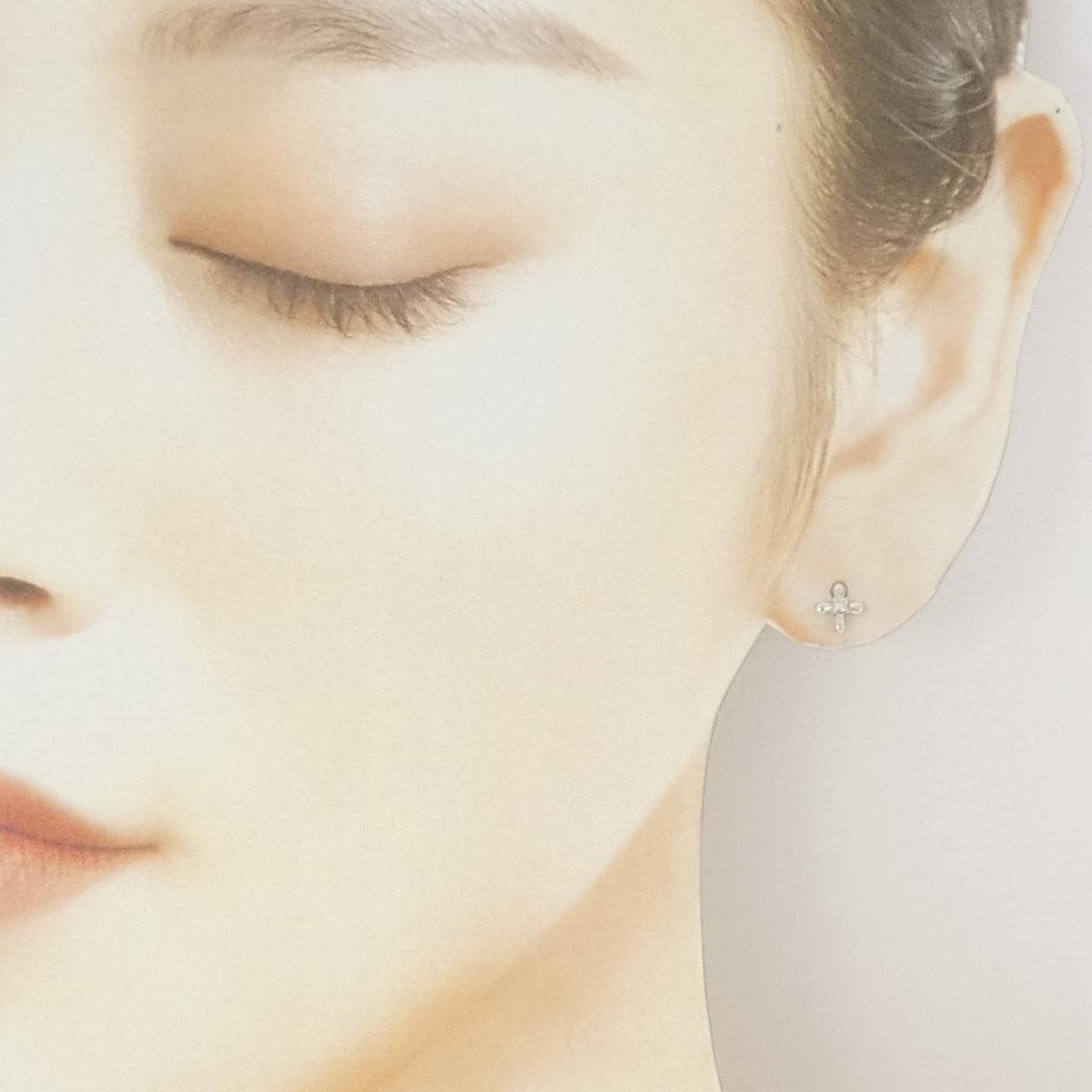 PT950/PT900 ダイヤモンド ピアス 0.04CT