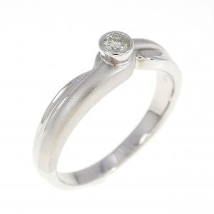 750WG ダイヤモンド リング 0.11CT