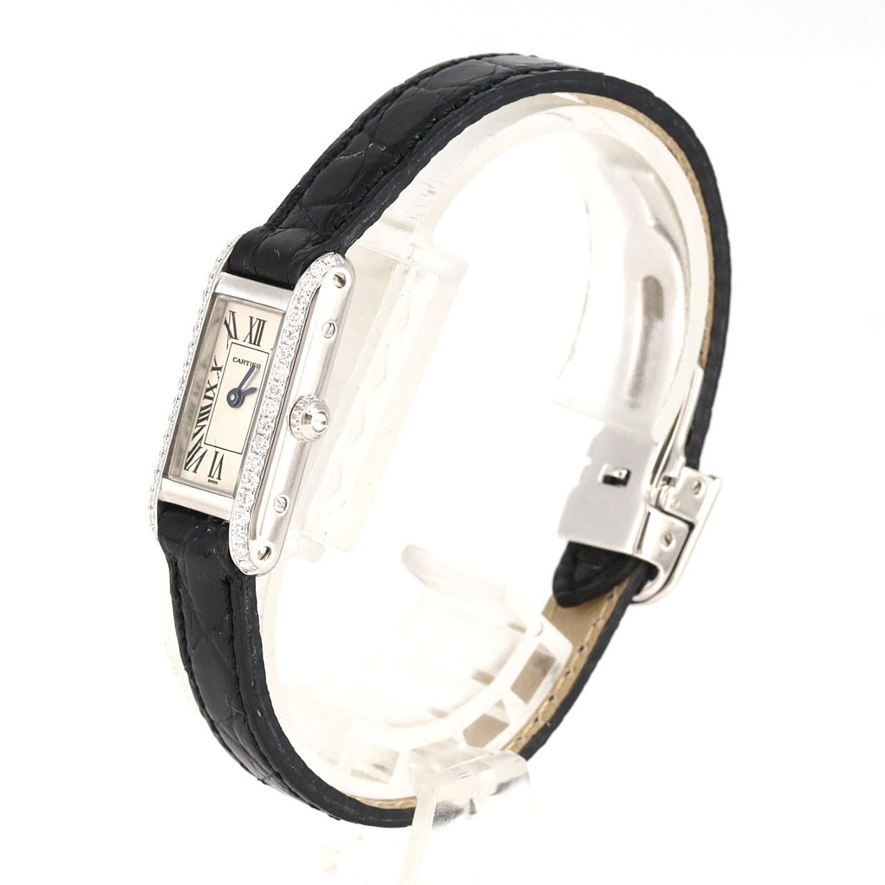 カルティエ タンクアロンジェ WG/D WB302651 WG クォーツ