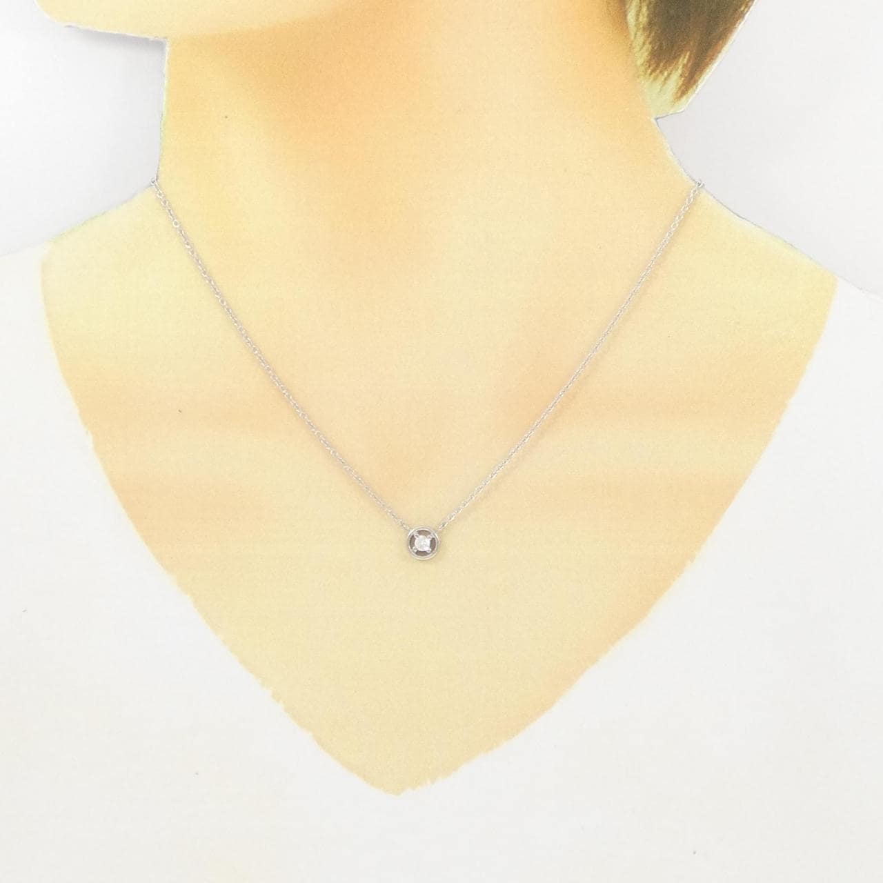PT ダイヤモンド ネックレス 0.12CT