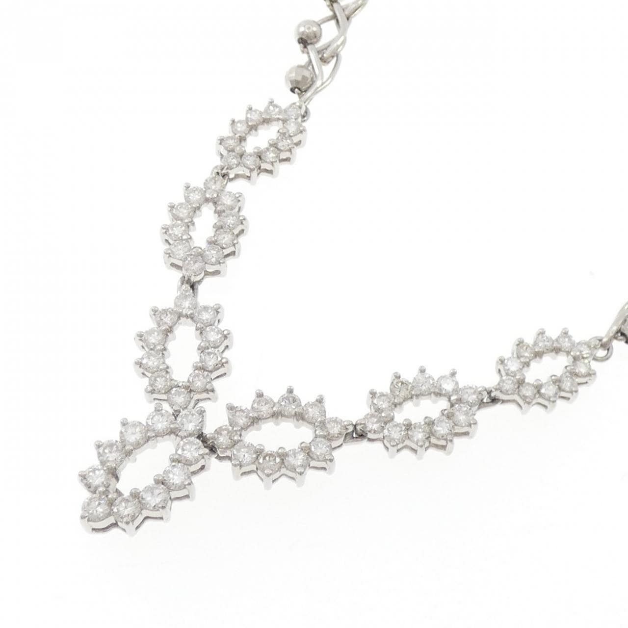 PT900/PT850 ダイヤモンド ネックレス 2.51CT