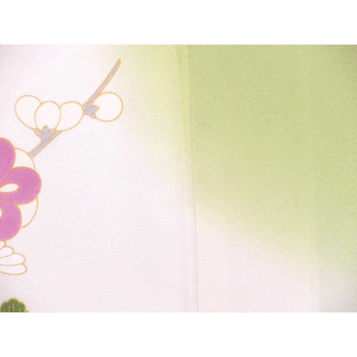 訪問着　友禅金彩加工　刺繍入り