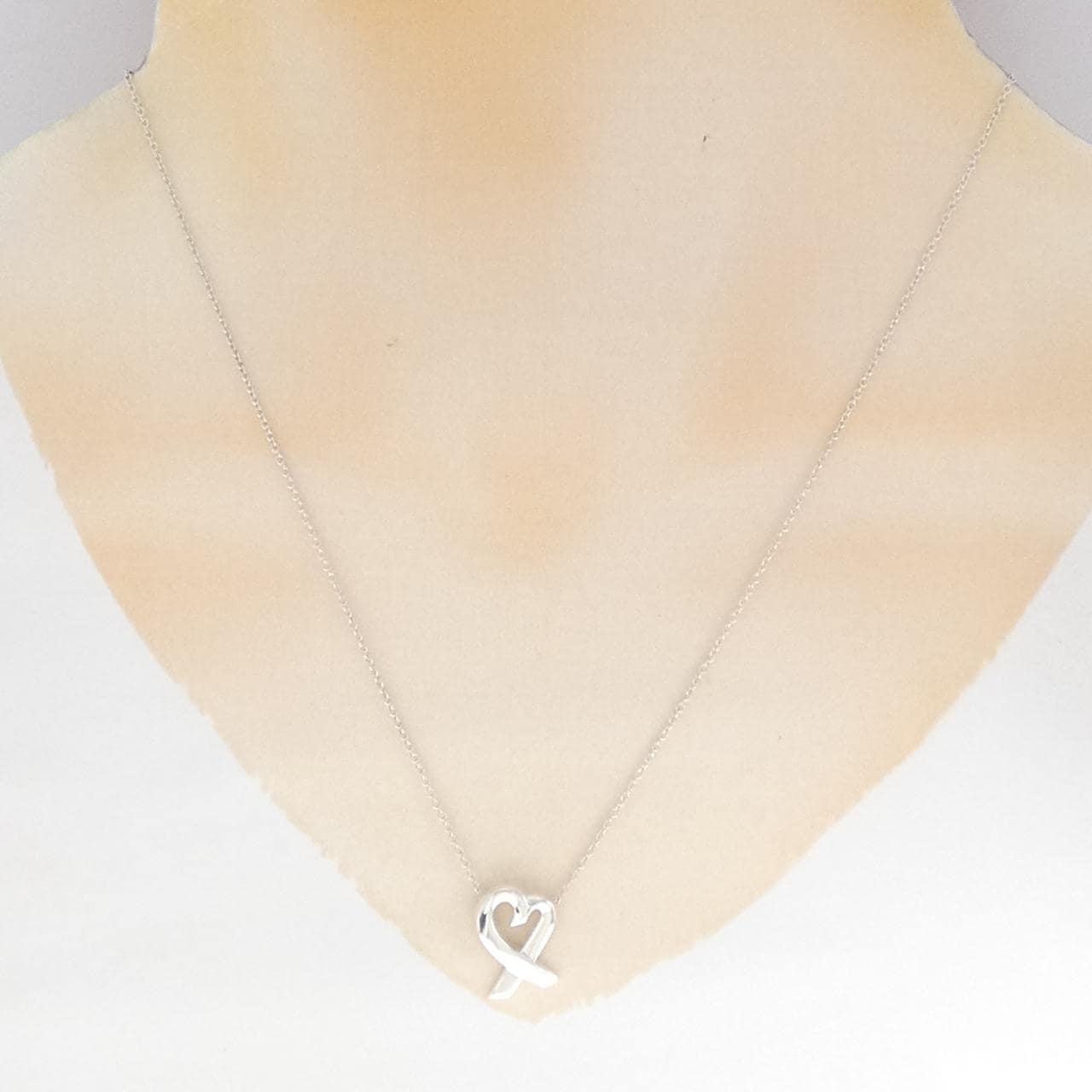 ティファニー ラビングハート スモール ネックレス