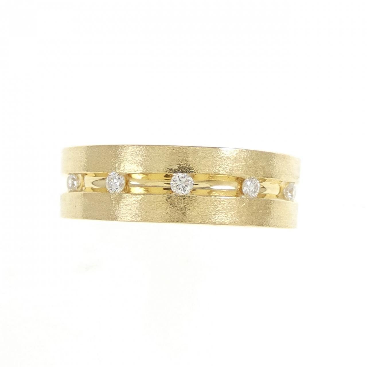 K18YG ダイヤモンド リング 0.10CT