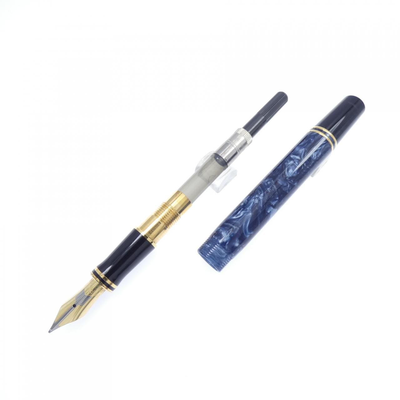 パーカー デュオフォールドマーブルブルーインターナショナル 万年筆