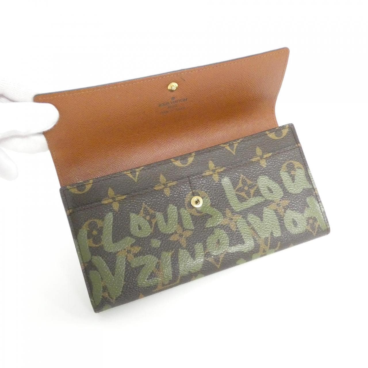 ルイヴィトン モノグラム グラフィティ ポルト モネ クレディ M92188 財布