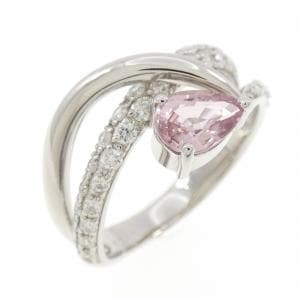 PT950 サファイヤ リング 0.81CT